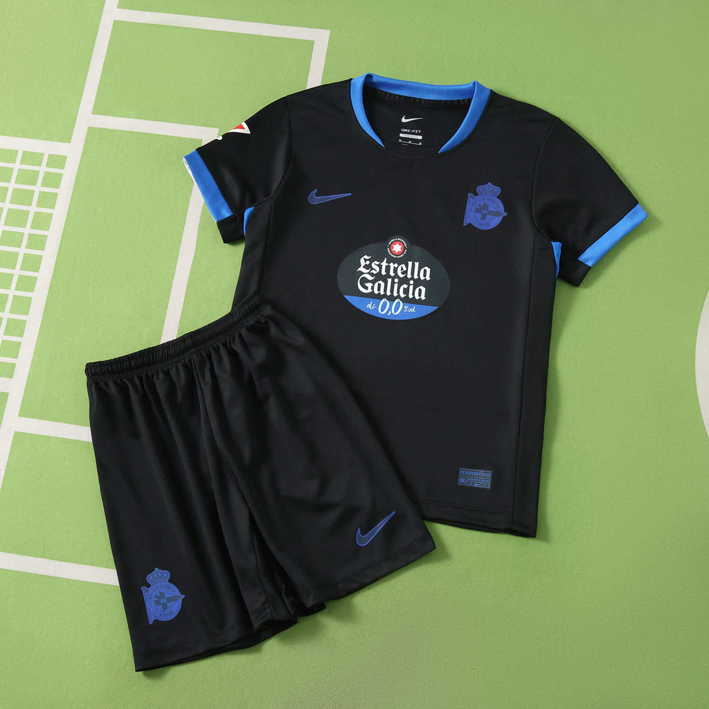 Real Club Deportivo 2026-2027 Season Away Back Kids Football Jersey Trikot Maillot