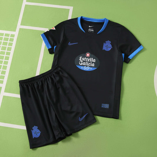 Real Club Deportivo 2026-2027 Season Away Back Kids Football Jersey Trikot Maillot
