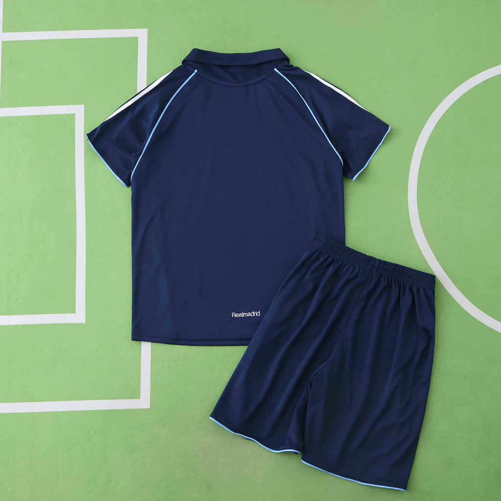 Real Madrid C.F. 2005-2006 Season Kids Away Retro Football  Jersey Trikot Maillot