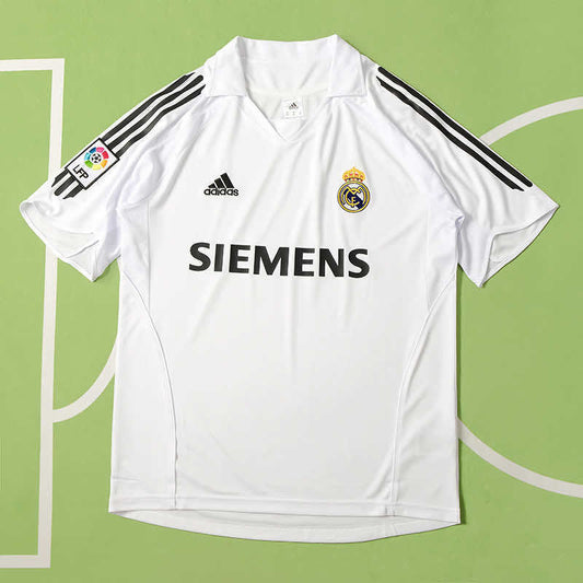 Real Madrid C.F. 2005-2006 Season White Home Retro Football Jersey Trikot Maillot