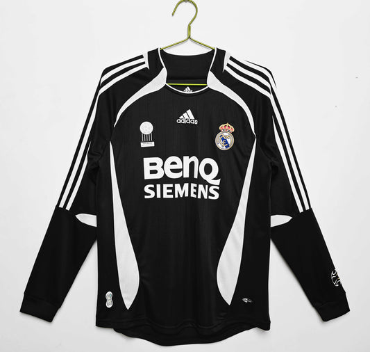Real Madrid C.F. 2006-2007 Season Third Long Sleeve Retro Football Jersey Trikot Maillot