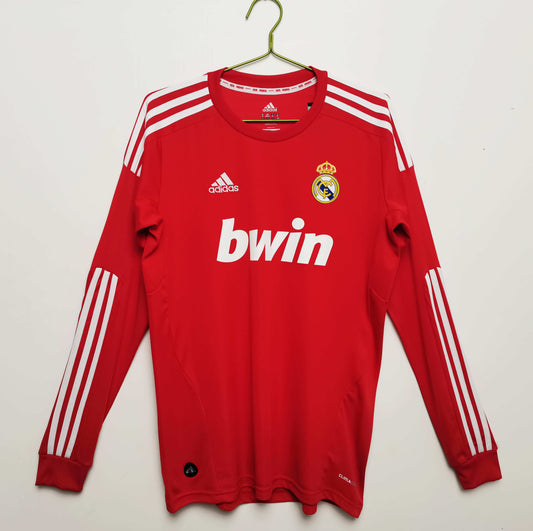 Real Madrid C.F. 2011-2012 Season Away Long Sleeve Retro Football Jersey Trikot Maillot