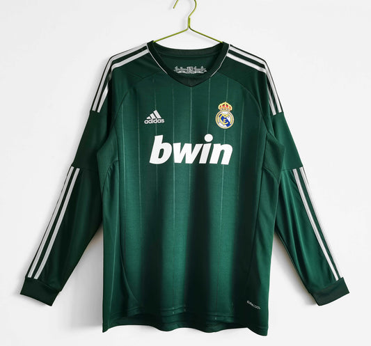 Real Madrid C.F. 2012-2013 Season Away Long Sleeve Retro Football Jersey Trikot Maillot