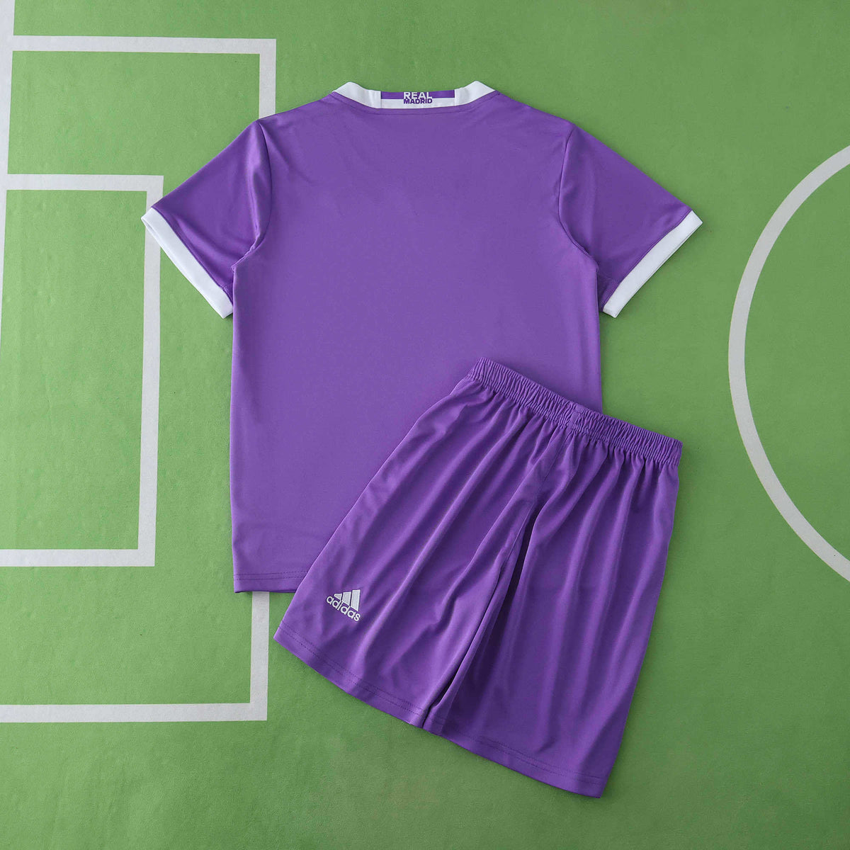 Real Madrid C.F. 2016-2017 Season Kids Away Retro Football  Jersey Trikot Maillot