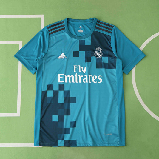 Real Madrid C.F. 2017-2018 Season Third Retro Football Jersey Trikot Maillot