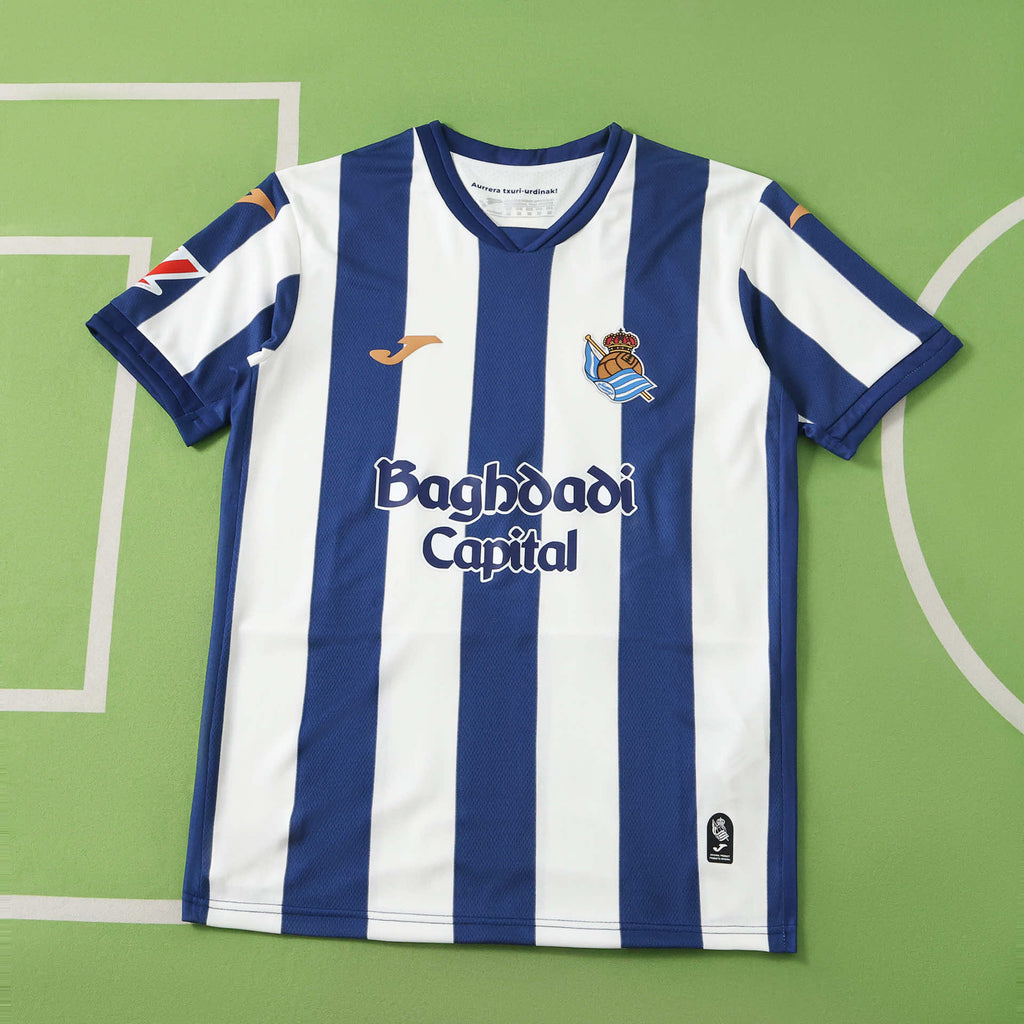 Real Sociedad 2026-2027 Season Home Football Jersey Trikot Maillot
