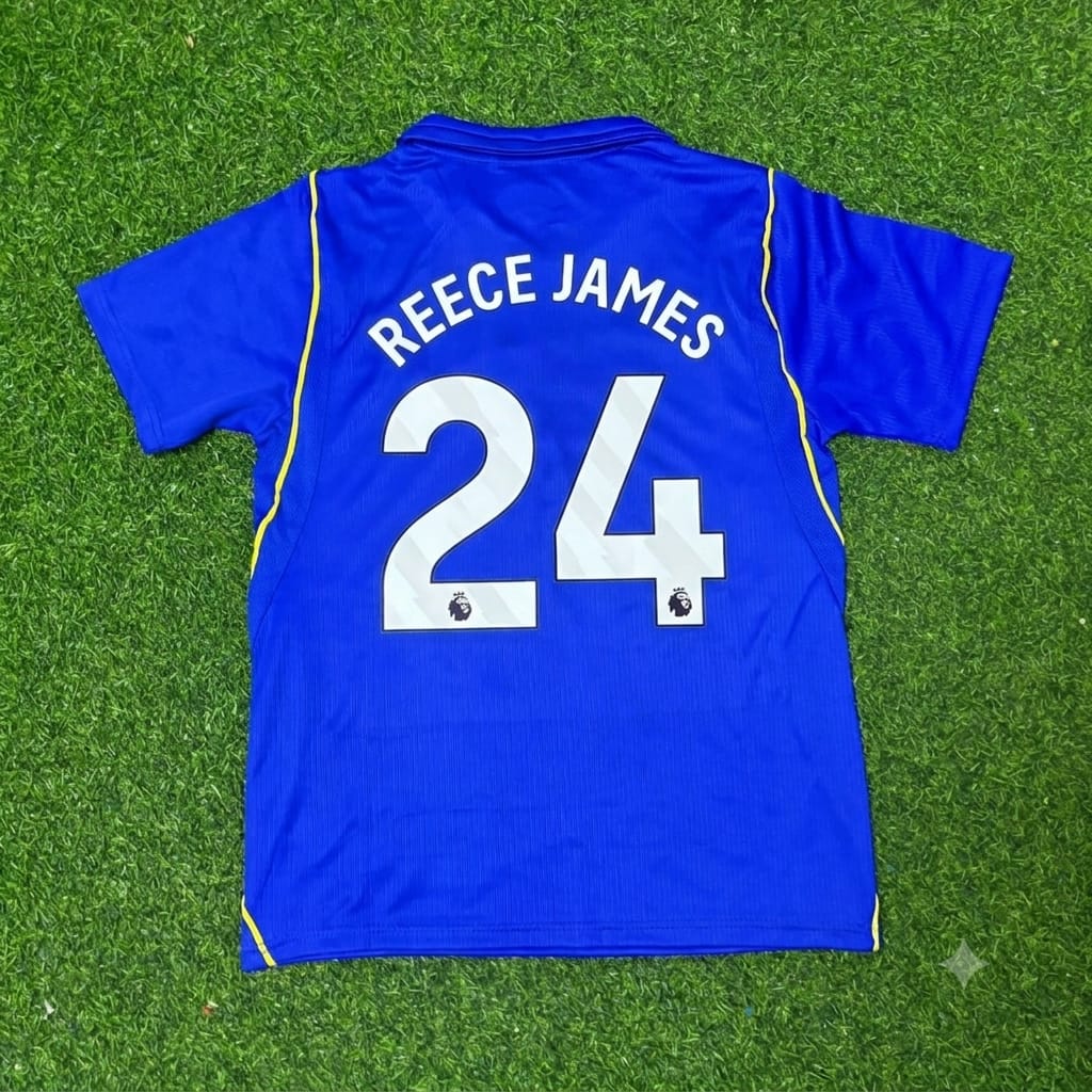 Reece James Chelsea 2027 Maillot domicile bleu Maillot de football short