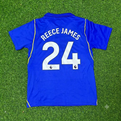 Reece James Chelsea 2027 Maillot domicile bleu Maillot de football short