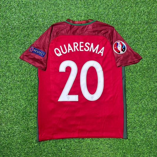 Ricardo Quaresma Portugal EURO 2016 Final Retro Jersey Trikot Maglia