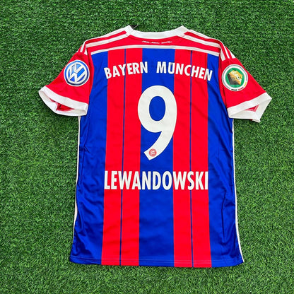Robert Lewandowski 9- FC Bayern München 2014-2015 Trikot Fußballtrikot