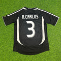 Roberto Carlos Real Madrid 2006-2007 Black Jersey Soccer Shirt