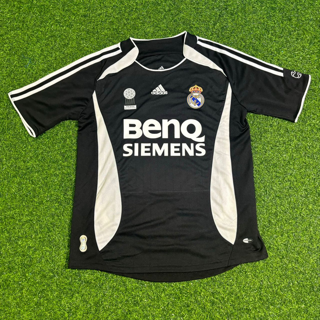Roberto Carlos Real Madrid 2006-2007 Black Jersey Soccer Shirt