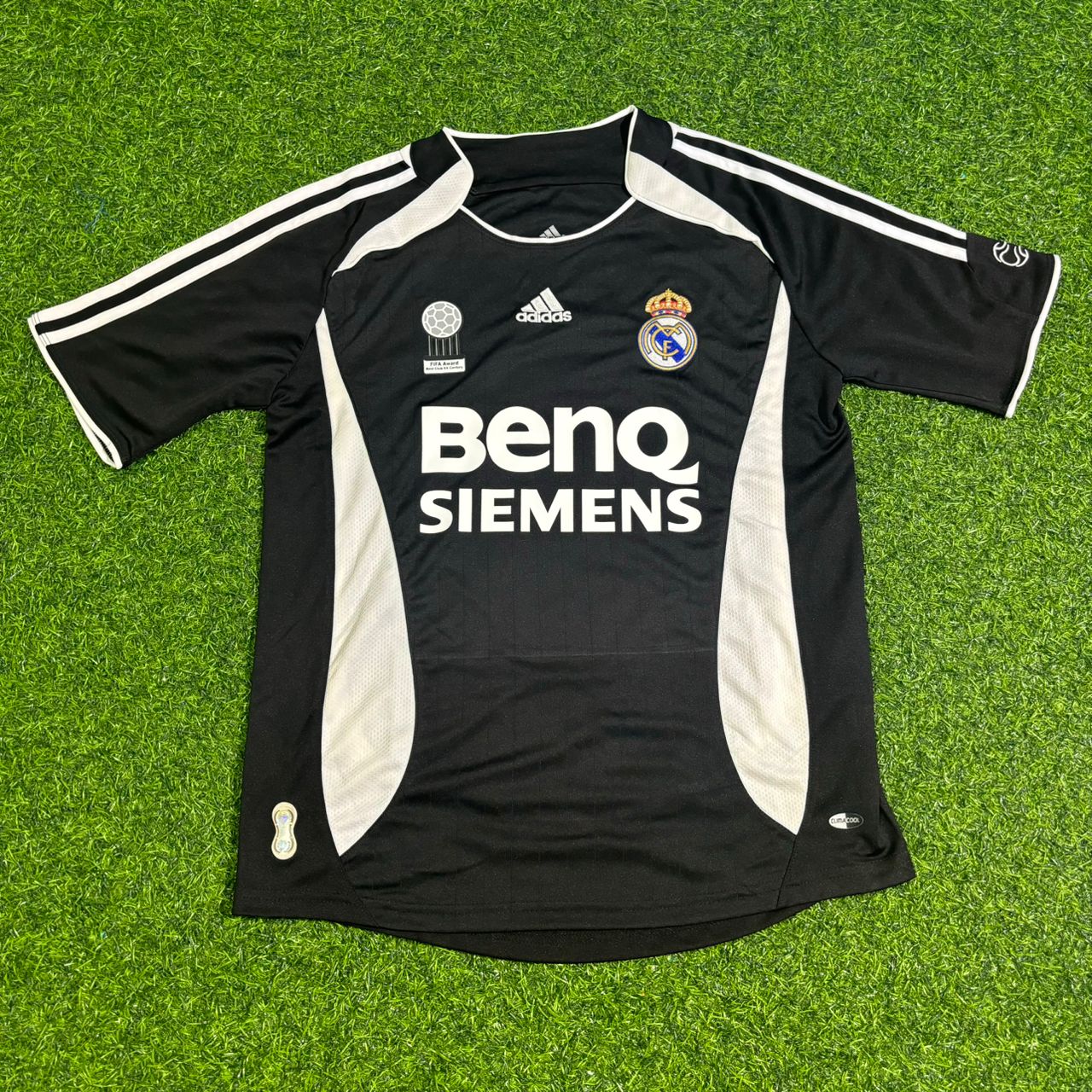 Roberto Carlos Real Madrid 2006-2007 Black Jersey Soccer Shirt