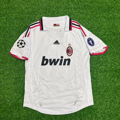 Ronaldinho Gaucho Milan Saison 2009 2010 Weiß Retro Trikot