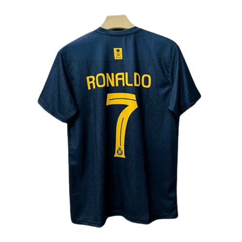 Maillot Noir et Bleu Cristiano Ronaldo Al Nassr Saison 2024 2025 Arabie Saoudite