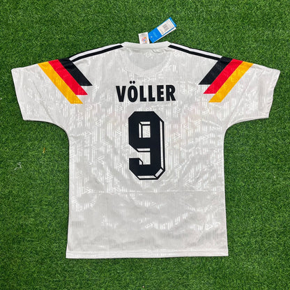 Rudi Völler Deutschland Retro Kinder Trikot WM 1990 Fußballtrikot