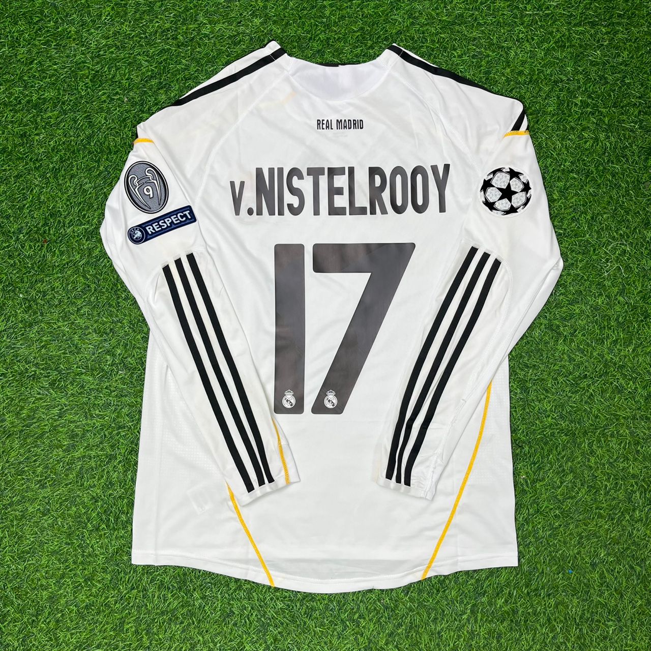 Ruud van Nistelrooy Real Madrid 2009-2010 Jersey Soccer Shirt