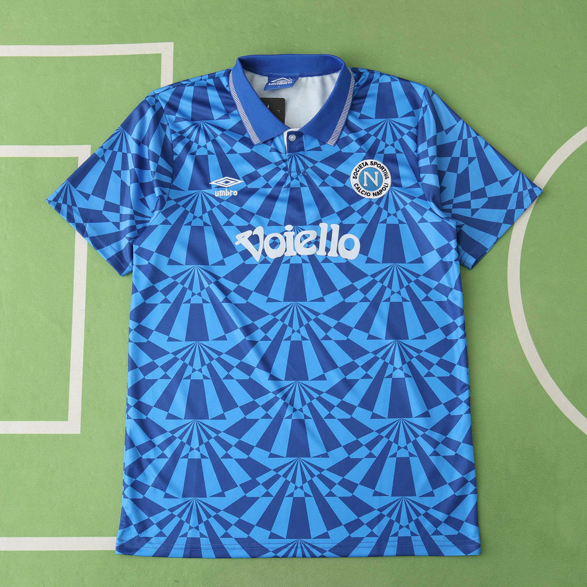 S.S.C. Napoli 1991-1993 Season Retro Home Football Jersey Trikot Maillot
