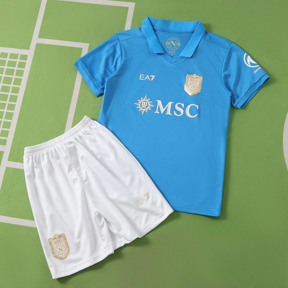 S.S.C. Napoli 2026-2027 Season Kids Home Football Jersey Trikot Maillot