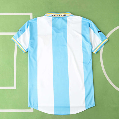 S.S Lazio 1999-2000 Season Retro Home Football Jersey Trikot Maillot
