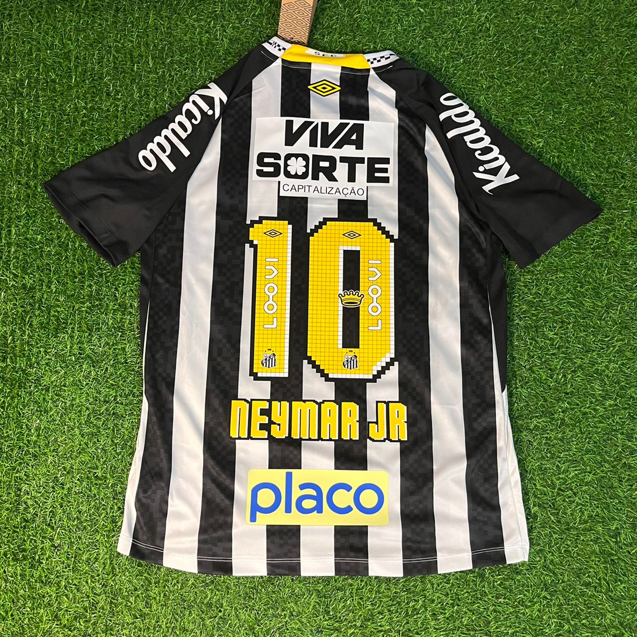 Neymar Jr #10 Santos FC 2026 Black Jersey Trikot Soccer Shirt