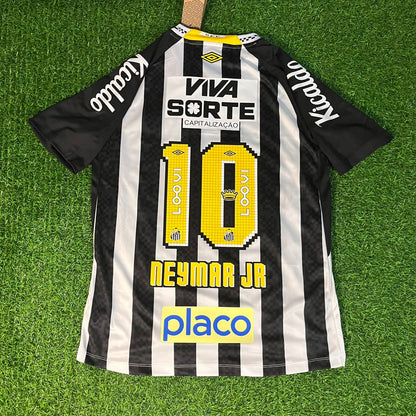 Neymar Jr #10 Santos FC 2026 Black Jersey Trikot Soccer Shirt