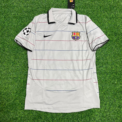 Samuel Eto'o #9 - Barcelona 2004/2005 Blau Granat Retro Trikot Fußballtrikot