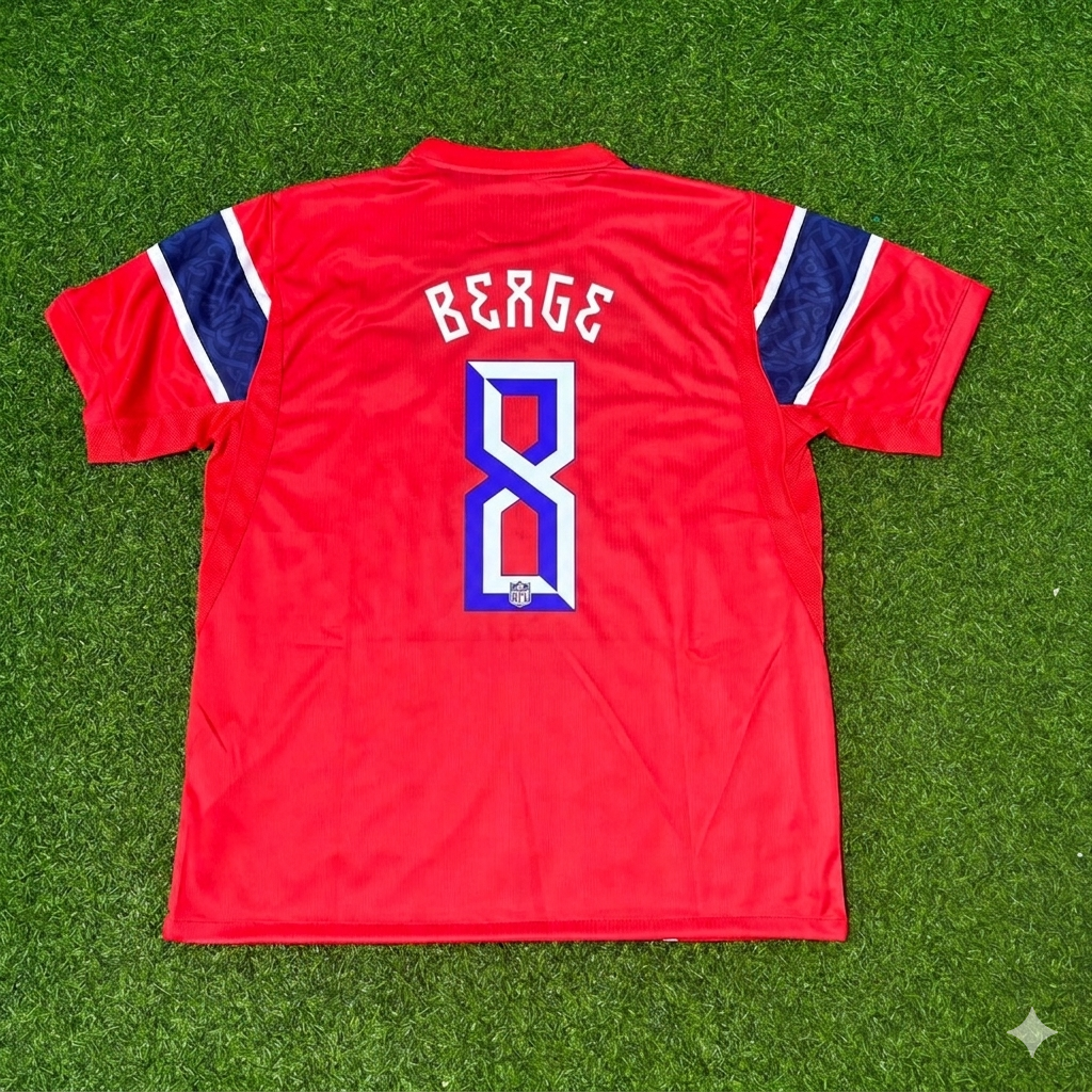 Sander Berge #8 Norwegen 2026 WM Heimtrikot