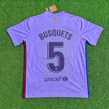 Sergio Busquets #5 Maillot Rétro du FC Barcelone Saison 2021-22