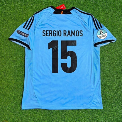 Sergio Ramos Spanien EURO 2012 Finale Retro Trikot-Set