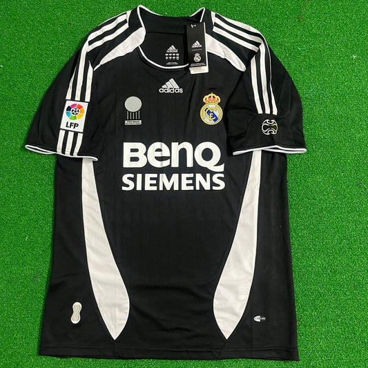 Real Madrid CF 2006-2007 Black Jersey Soccer Shirt