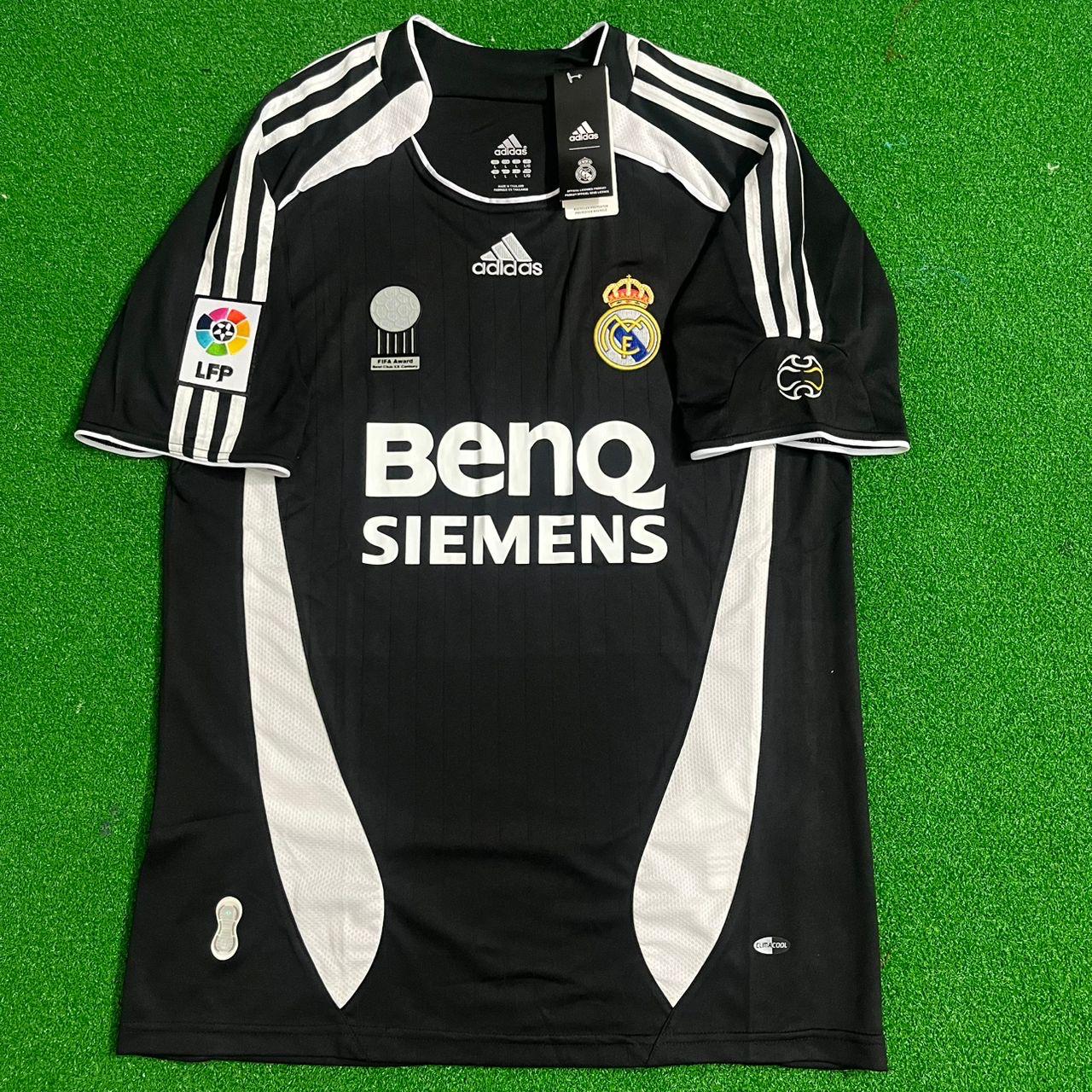 Ruud Van Nistelrooy Real Madrid 2006-2007 Black Jersey Soccer Shirt