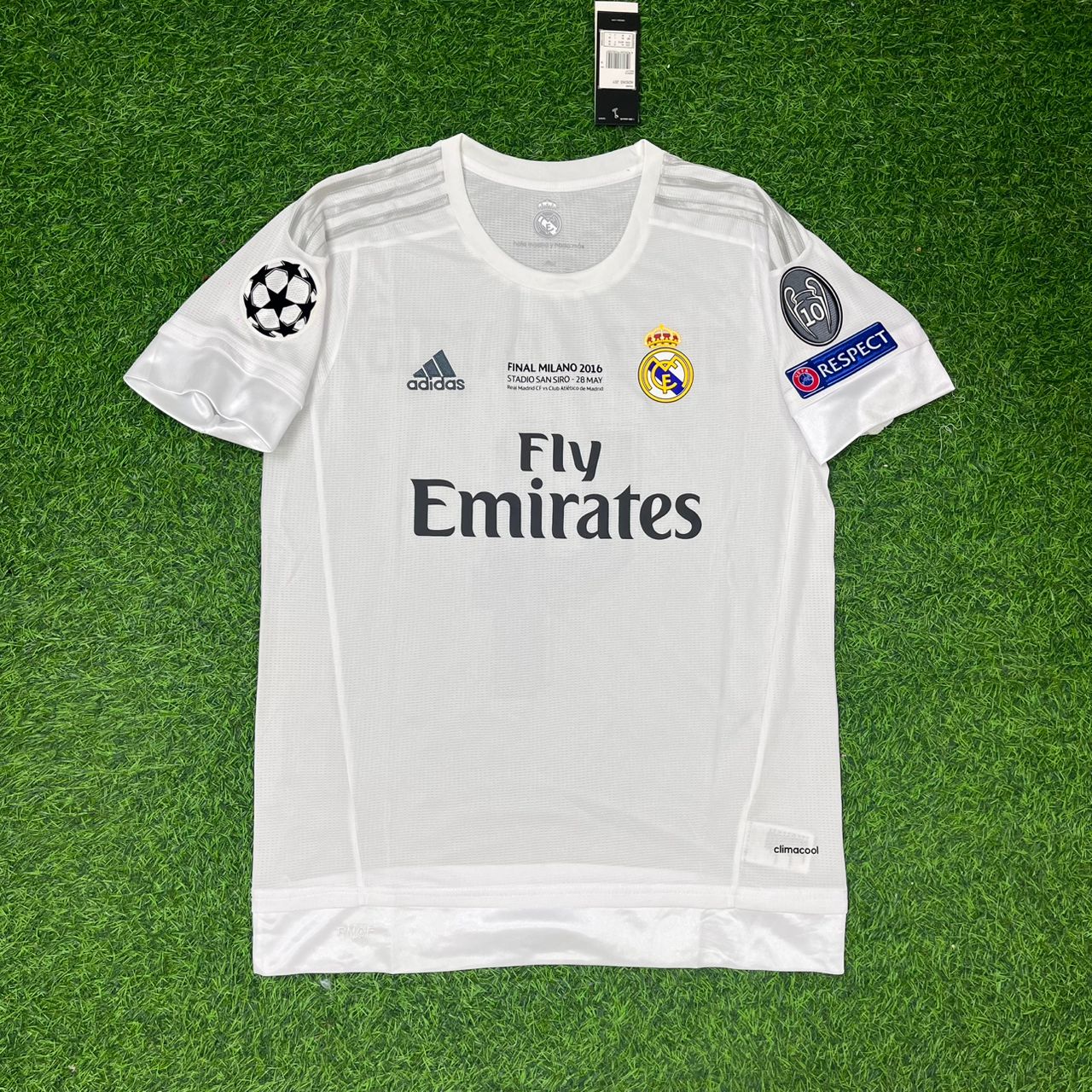Sergio Ramos Real Madrid 2016 Final Football Jersey Kit
