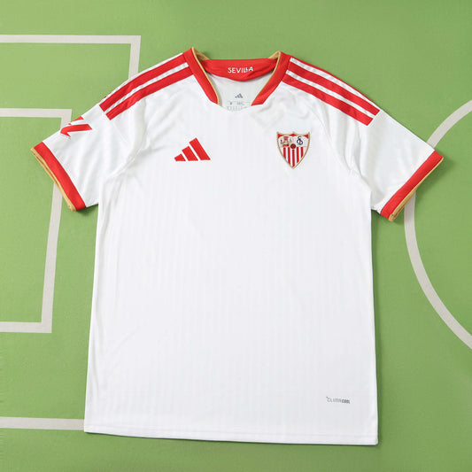 Sevilla C.F 2026-2027 Season Home White Football Jersey Trikot Maillot
