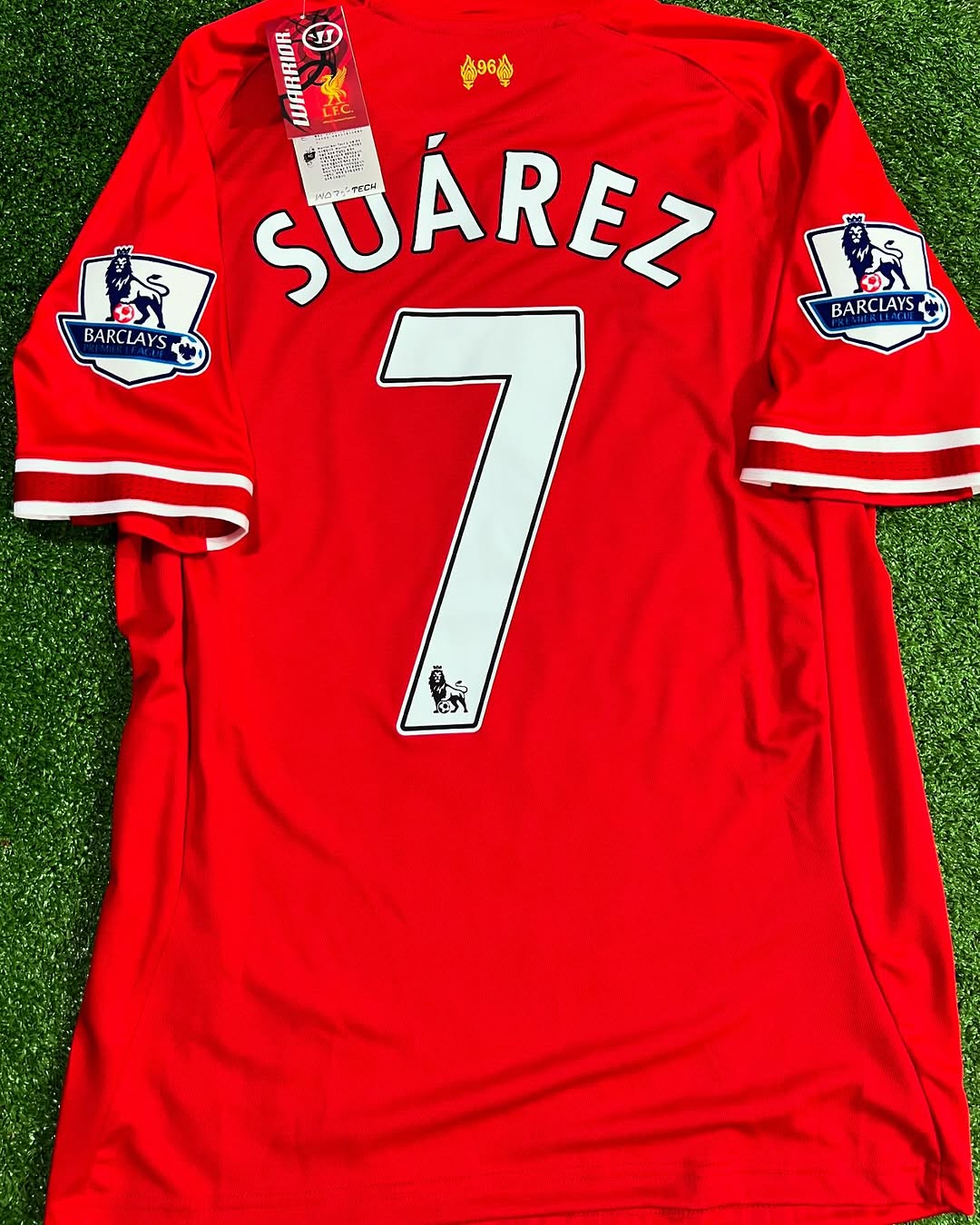 Luis Suarez Liverpool Saison 2013/2014 Rotes Retro-Trikot Fußballtrikot