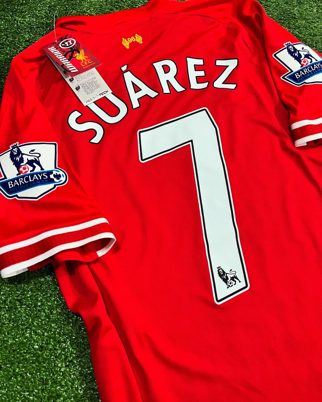 Luis Suarez Liverpool Saison 2013/2014 Rotes Retro-Trikot Fußballtrikot