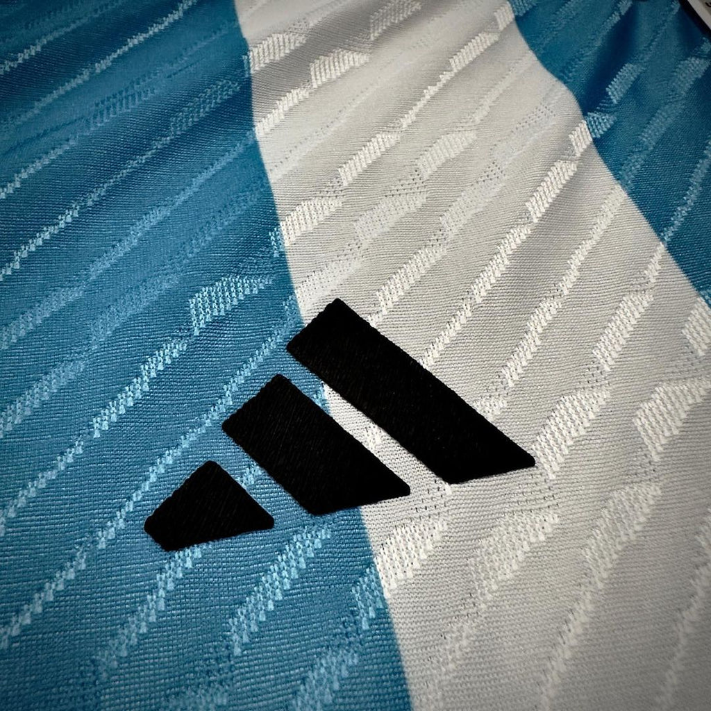Lionel Messi Argentina 2022 World Cup Champion Home Jersey Maillot Trikot Maglia