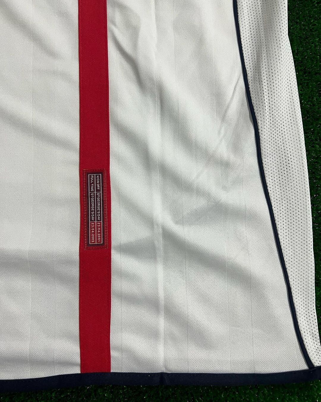 David Beckham England 2002 World Cup Retro KIDS Football Shirt