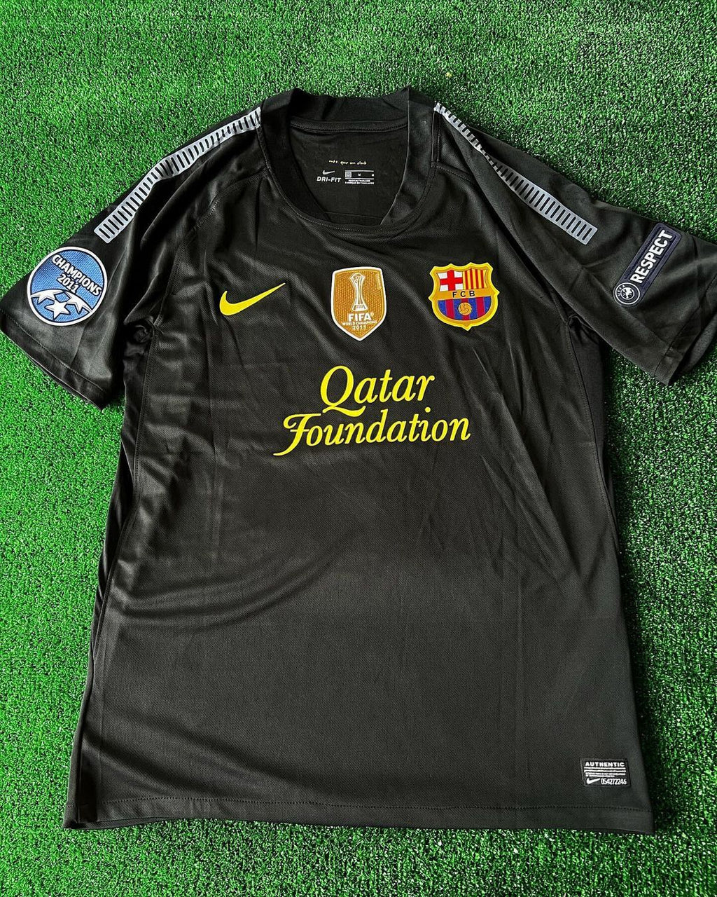 David Villa Schwarz Barcelona 2011/12 Retro Trikot Maglia Fußballtrikot