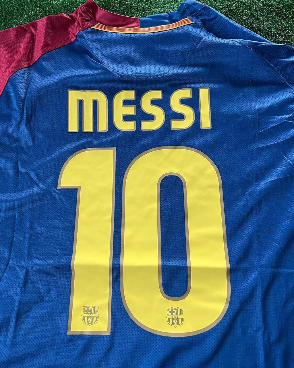 Lionel Messi Barcelona 2009 Roma Final Retro Jersey Trikot Maillot