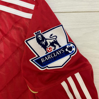 Steven Gerrard Liverpool Saison 2010/2011 Langarm-Retro-Trikot Rot