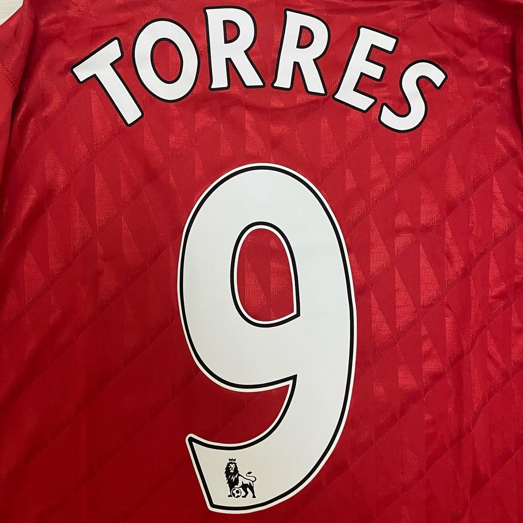 Fernando Torres Liverpool 2010 2011 Saison Rotes Retro Trikot