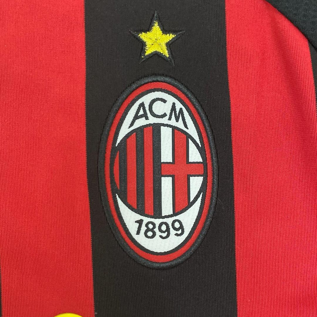 Paolo Maldini AC Milan 2006 2007 Maillot de Foot Rétro Enfant