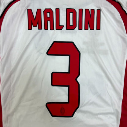 Paolo Maldini Milan 2007 Finale Athen Champions League Finale Weiß Retro Trikot