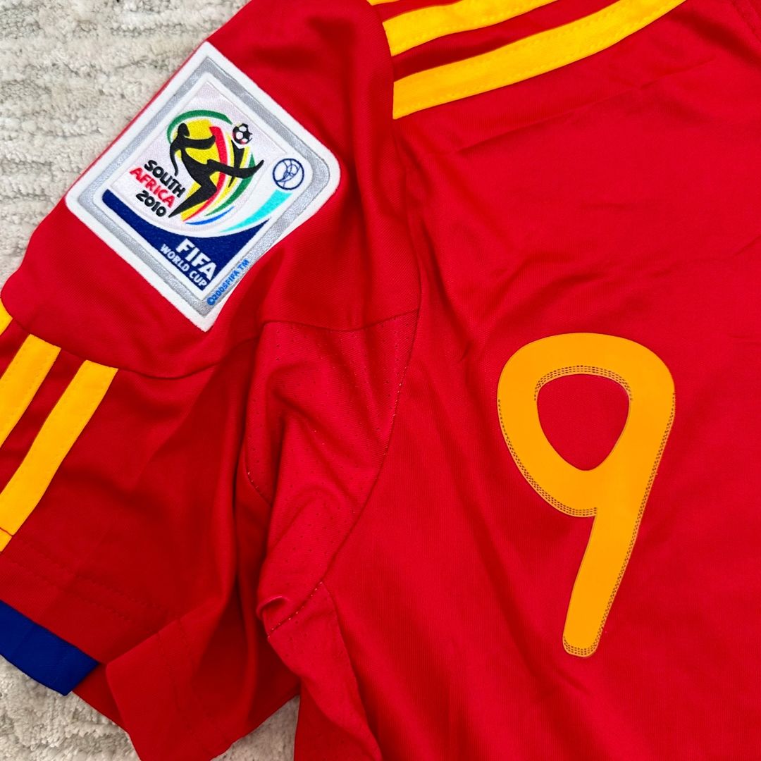 Fernando Torres Spain 2010 World Cup South Africa Champion Retro Jersey