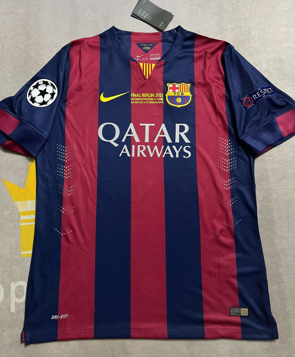 Maillot Lionel Messi Barcelone 2015 Finale Berlin Ligue des Champions
