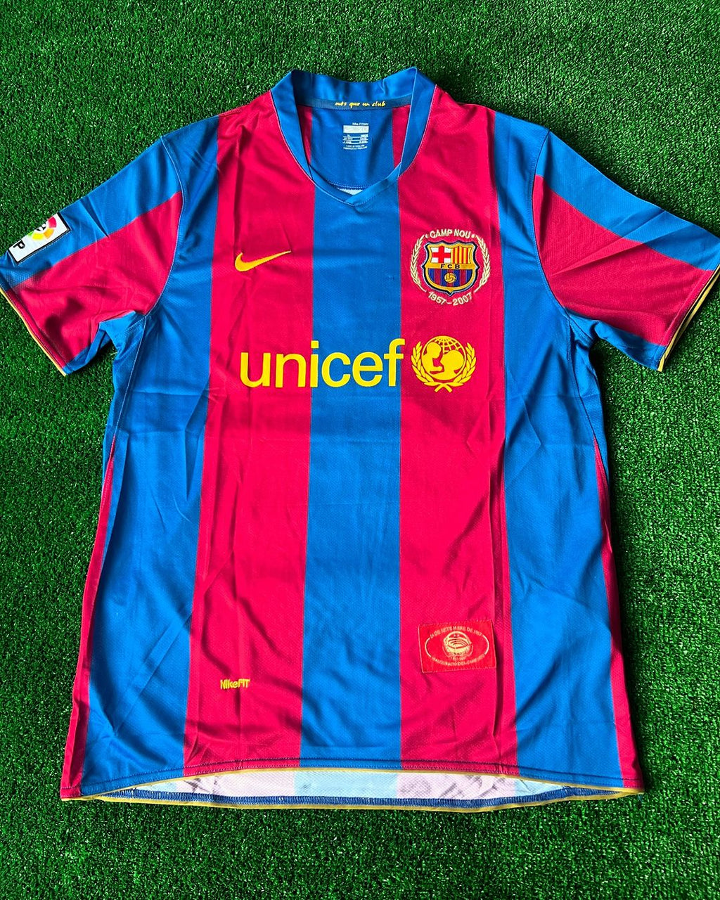 Xavi Hernandez Barcelona 2007 2008 Retro Jersey Maillot Trikot Maglia