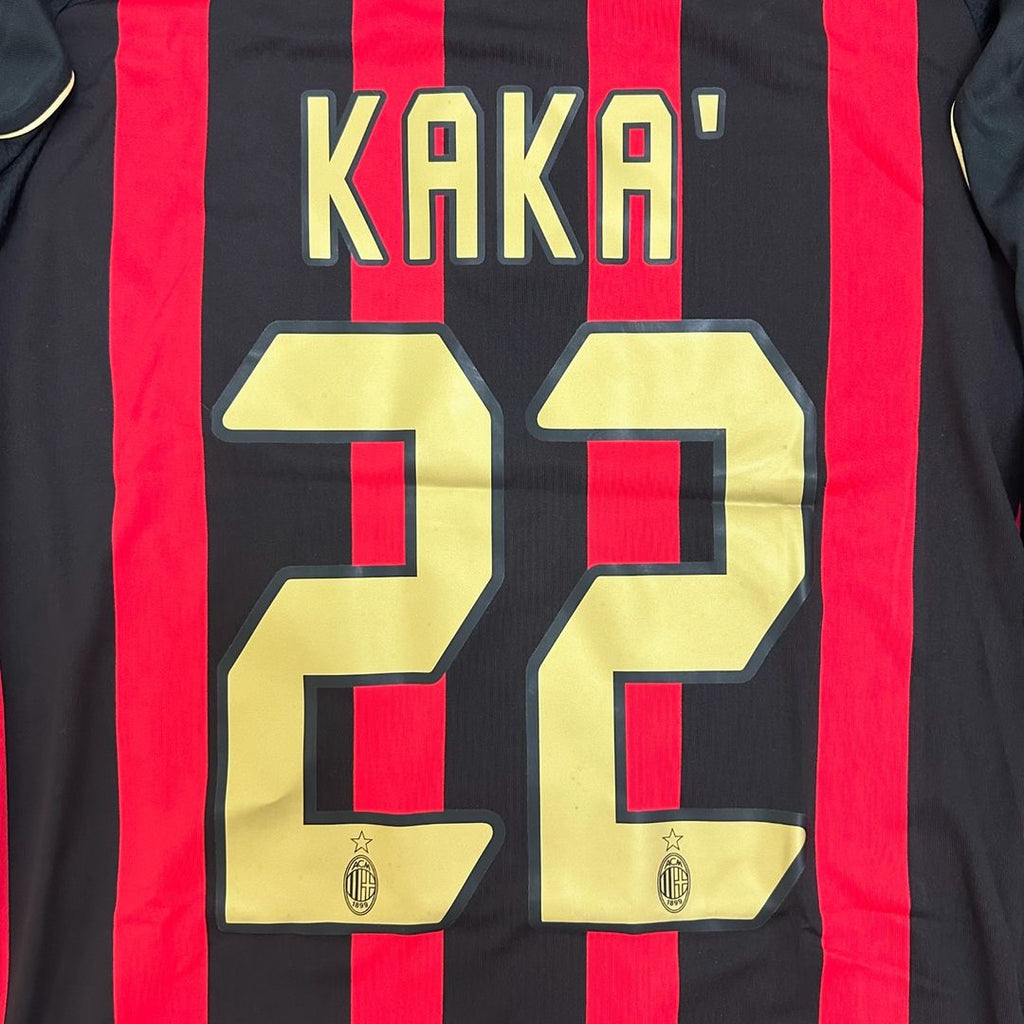 Kaká Leite Milan 2006 2007 Red Black Retro Jersey