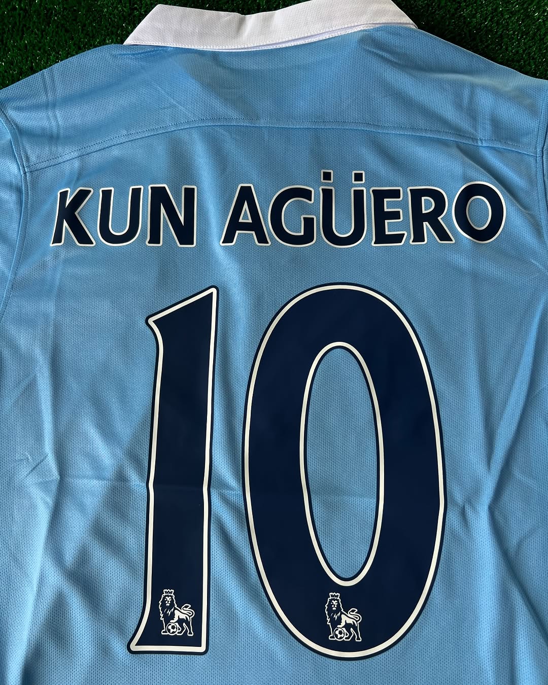 Sergio Kun Agüero Manchester City Saison 2015/2016 Retro-Trikot