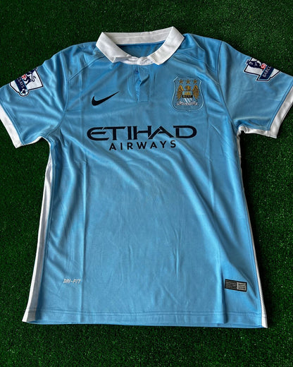 Sergio Kun Agüero Manchester City Saison 2015/2016 Retro-Trikot